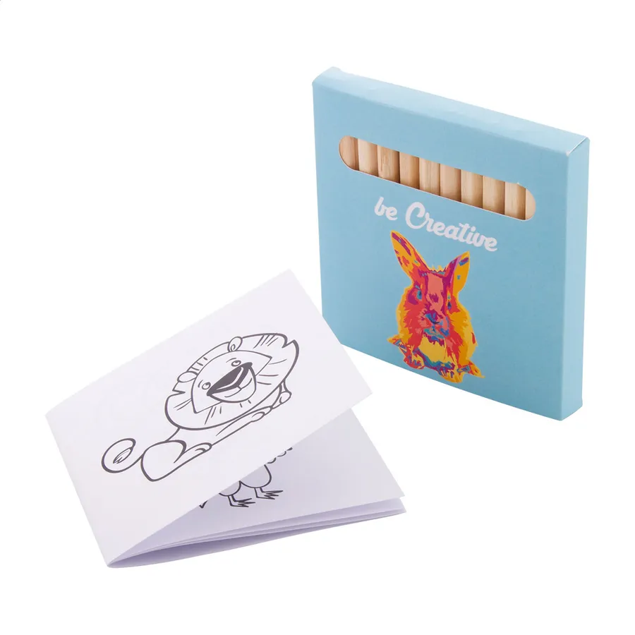Coloxil 12 personalizowany zestaw do kolorowania / zwierzęta, wariant AP716554-A, zdjęcie 1 z 10