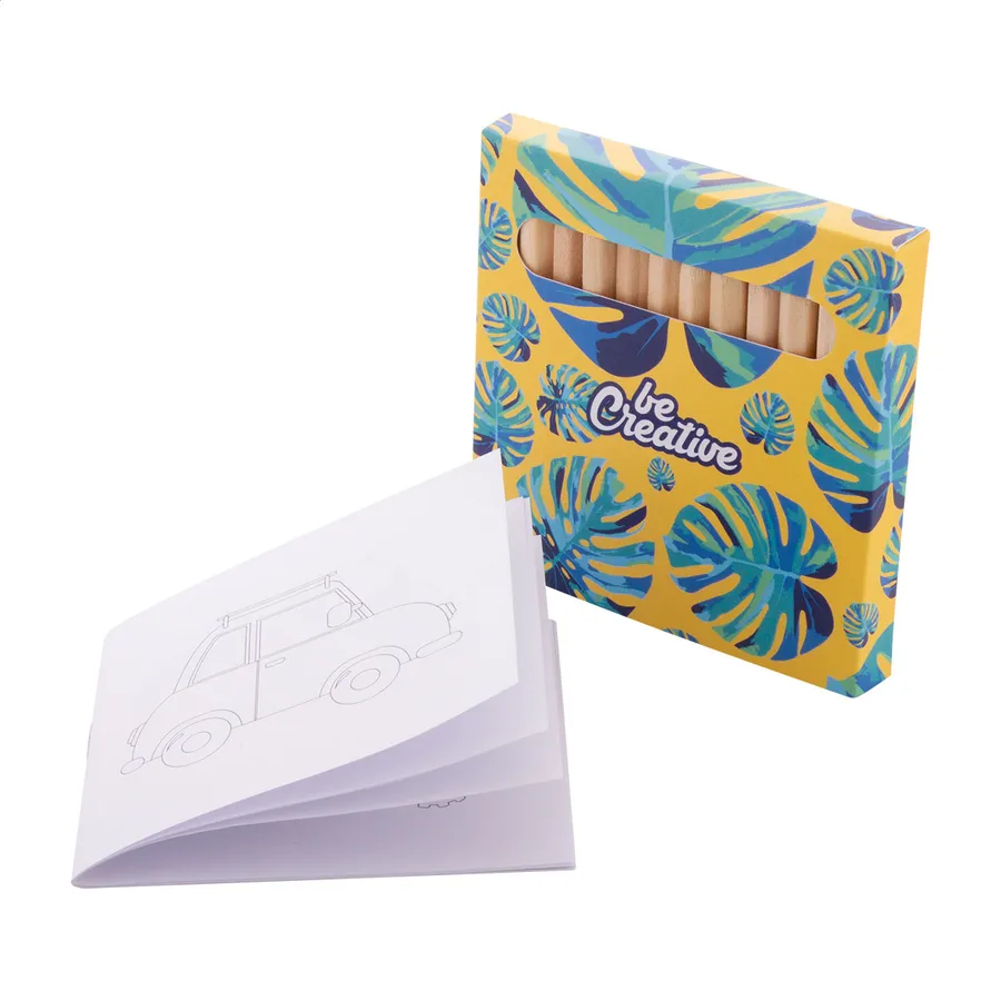 Coloxil 12 personalizowany zestaw do kolorowania / zwierzęta, wariant AP716554-B, zdjęcie 1 z 7