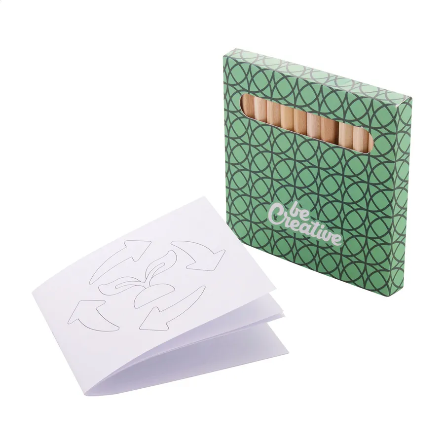 Coloxil 12 personalizowany zestaw do kolorowania / zwierzęta, wariant AP716554-C, zdjęcie 1 z 7