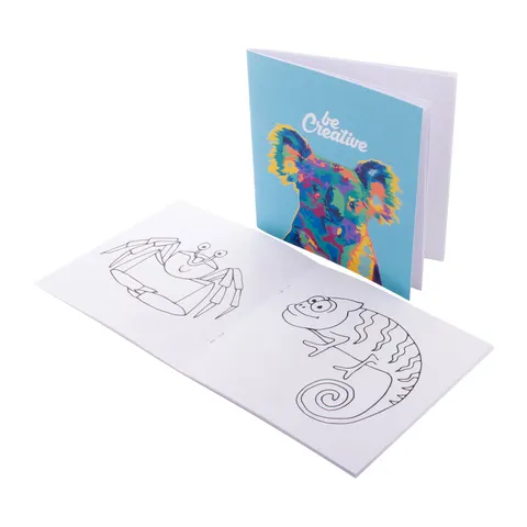 ColoBook personalizowany zestaw do kolorowania / kredki / zwierzęta