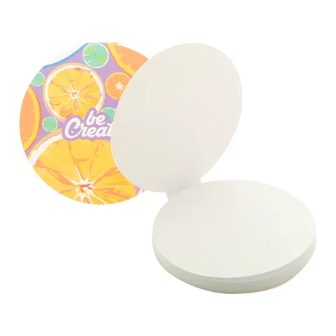 CreaStick Circle personalizowany notatnik z kartkami samoprzylepnymi