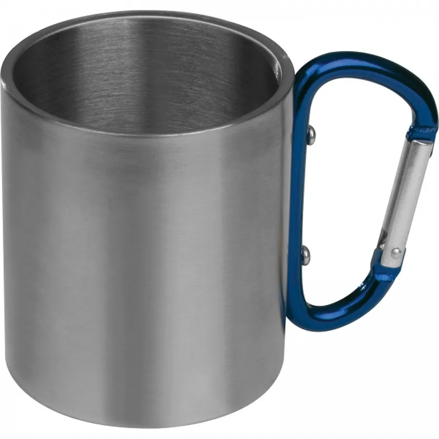 Kubek metalowy z karabińczykiem 200 ml ANGELICA, wariant 8136704, zdjęcie 1 z 8