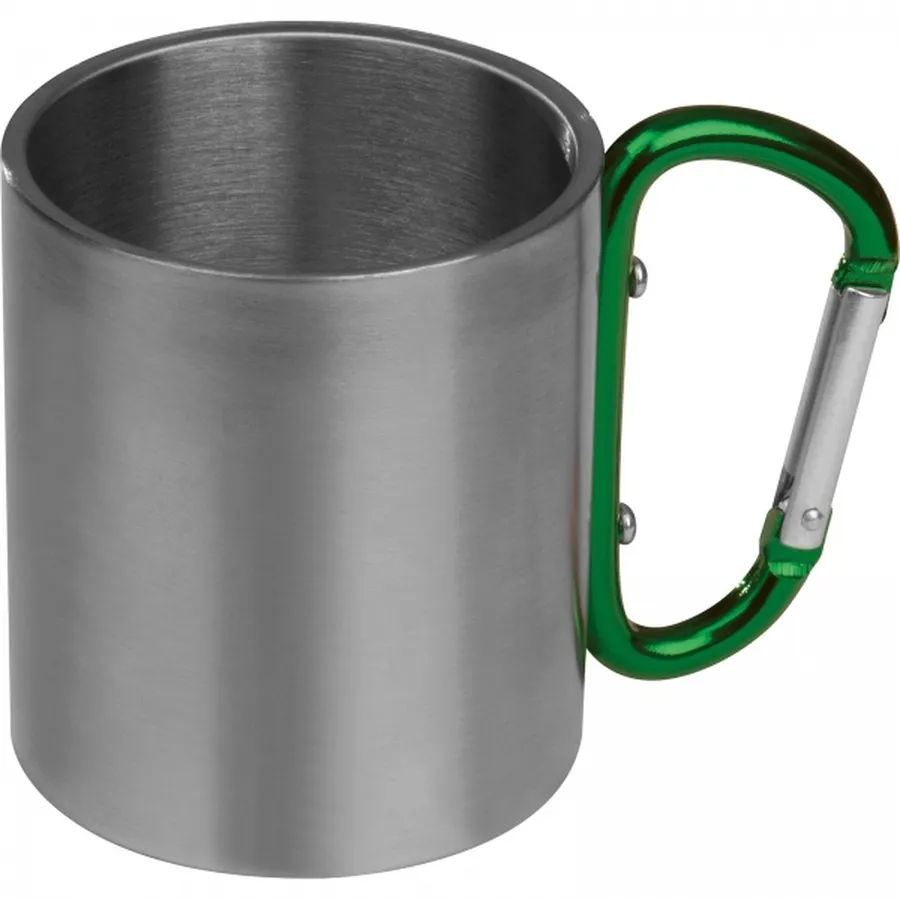 Kubek metalowy z karabińczykiem 200 ml ANGELICA, wariant 8136709, zdjęcie 1 z 8
