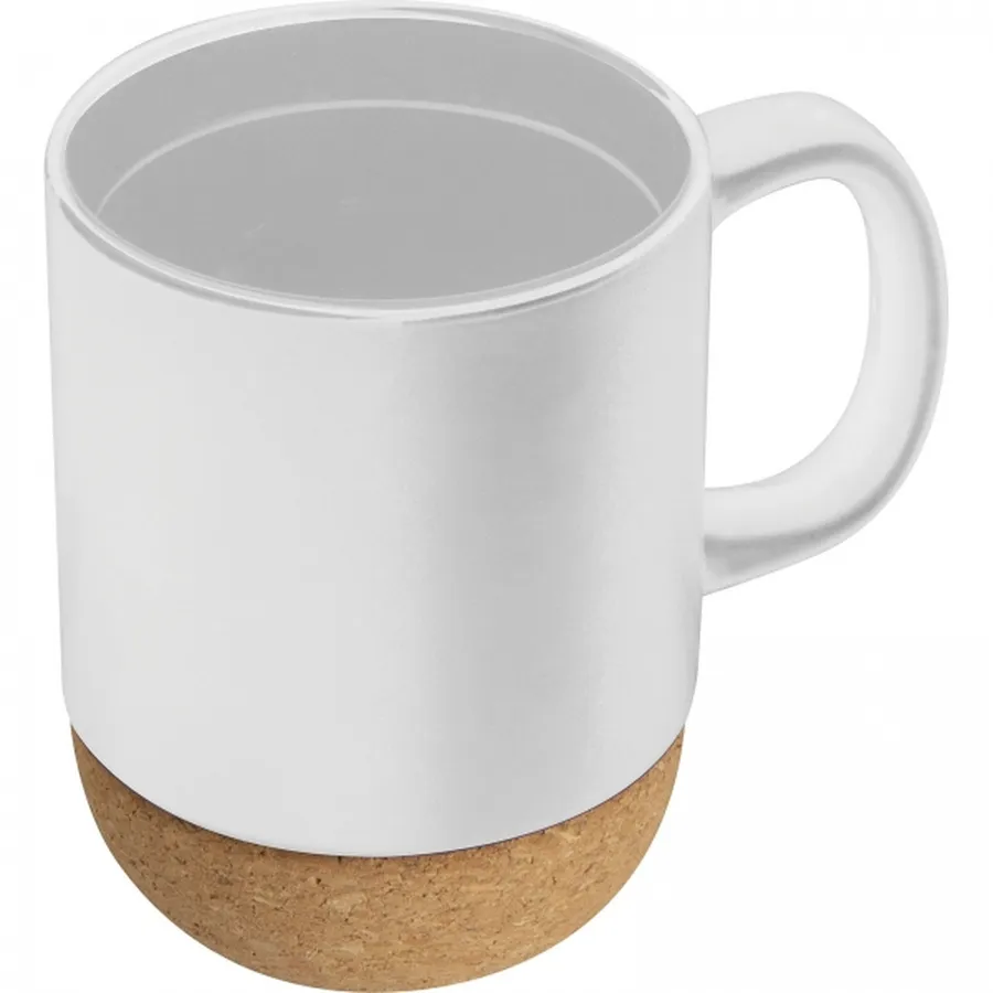 Kubek ceramiczny z korkiem 350 ml THEODOR, wariant 8241806, zdjęcie 1 z 8