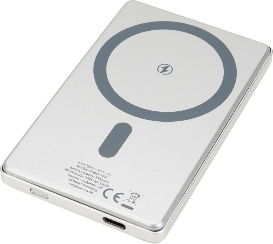 Power bank 5000 mAh z ładowarką indukcyjną Magsafe DONETSK, wariant 395807, zdjęcie 1 z 15