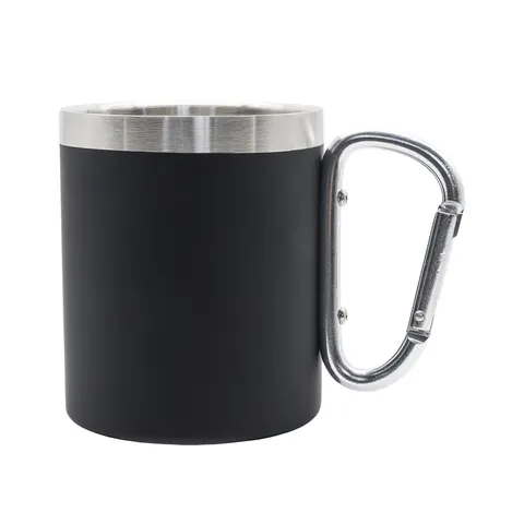 Kubek stalowy Magaro 300 ml, czarny