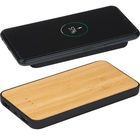 Ładowarka indukcyjna z power bankiem 8000 mAh MILAN
