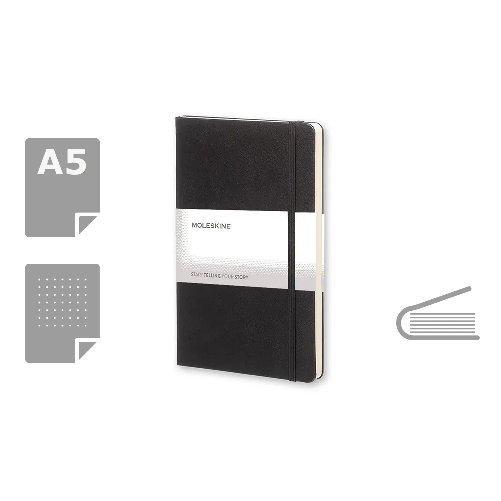 MOLESKINE Notatnik ok. A5, wariant VM309-03, zdjęcie 1 z 9