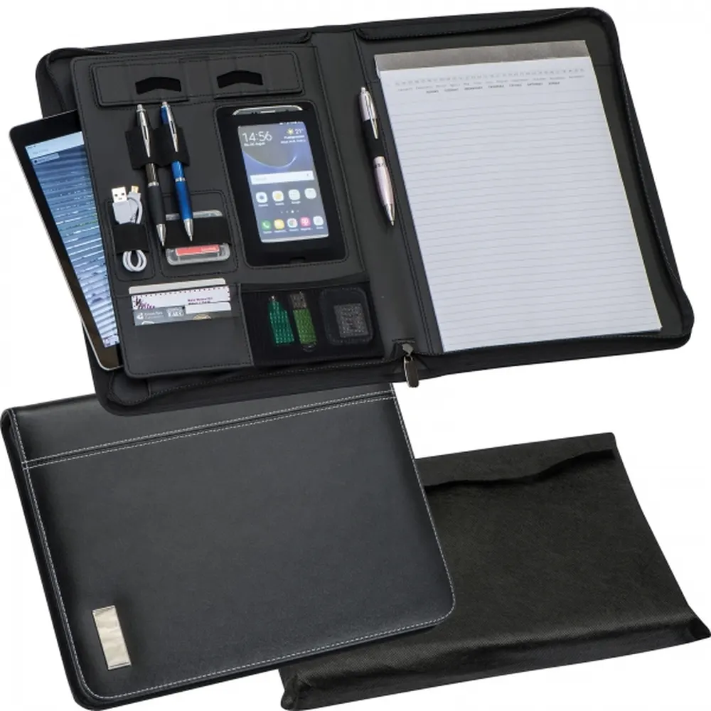 Folder A4 z notatnikiem w linie i kieszenią na tablet ISAIAH, wariant 2063603, zdjęcie 1 z 8