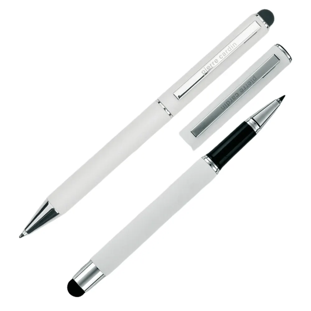 Zestaw piśmienny długopis i pióro kulkowe touch pen soft touch CLAUDIE Pierre Cardin, wariant B0401200IP306, zdjęcie 1 z 2