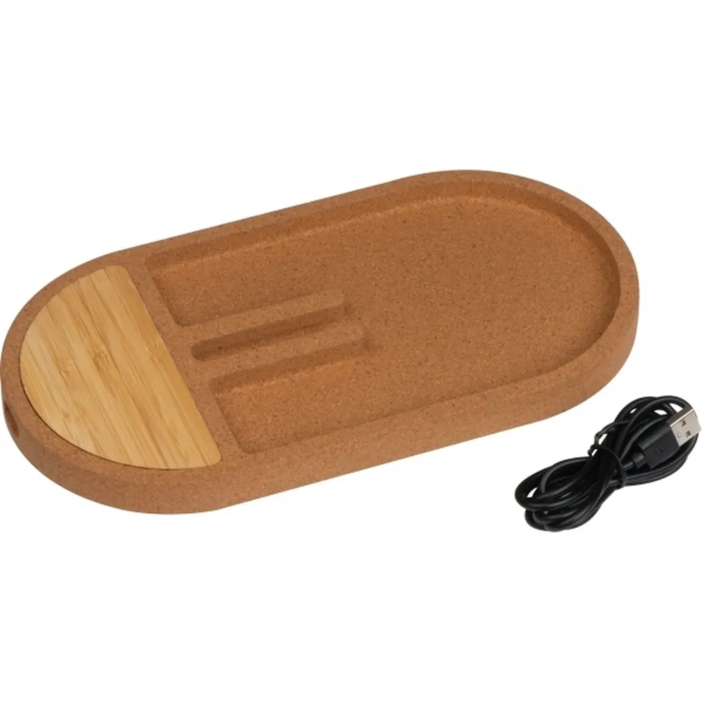 Organizer na biurko z ładowarką indukcyjną LANCASTER, wariant 375213, zdjęcie 1 z 6