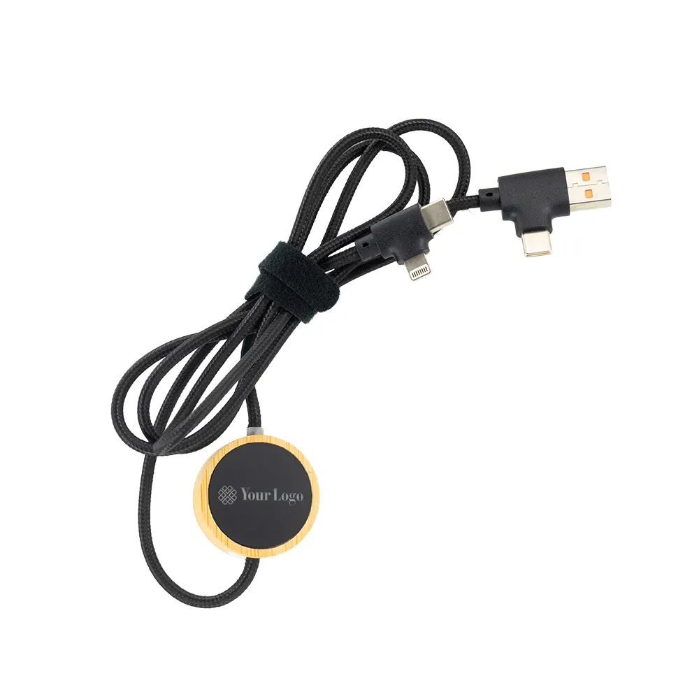Długi kabel 4w1 z podświetlanym logo, wariant EG059813, zdjęcie 1 z 6