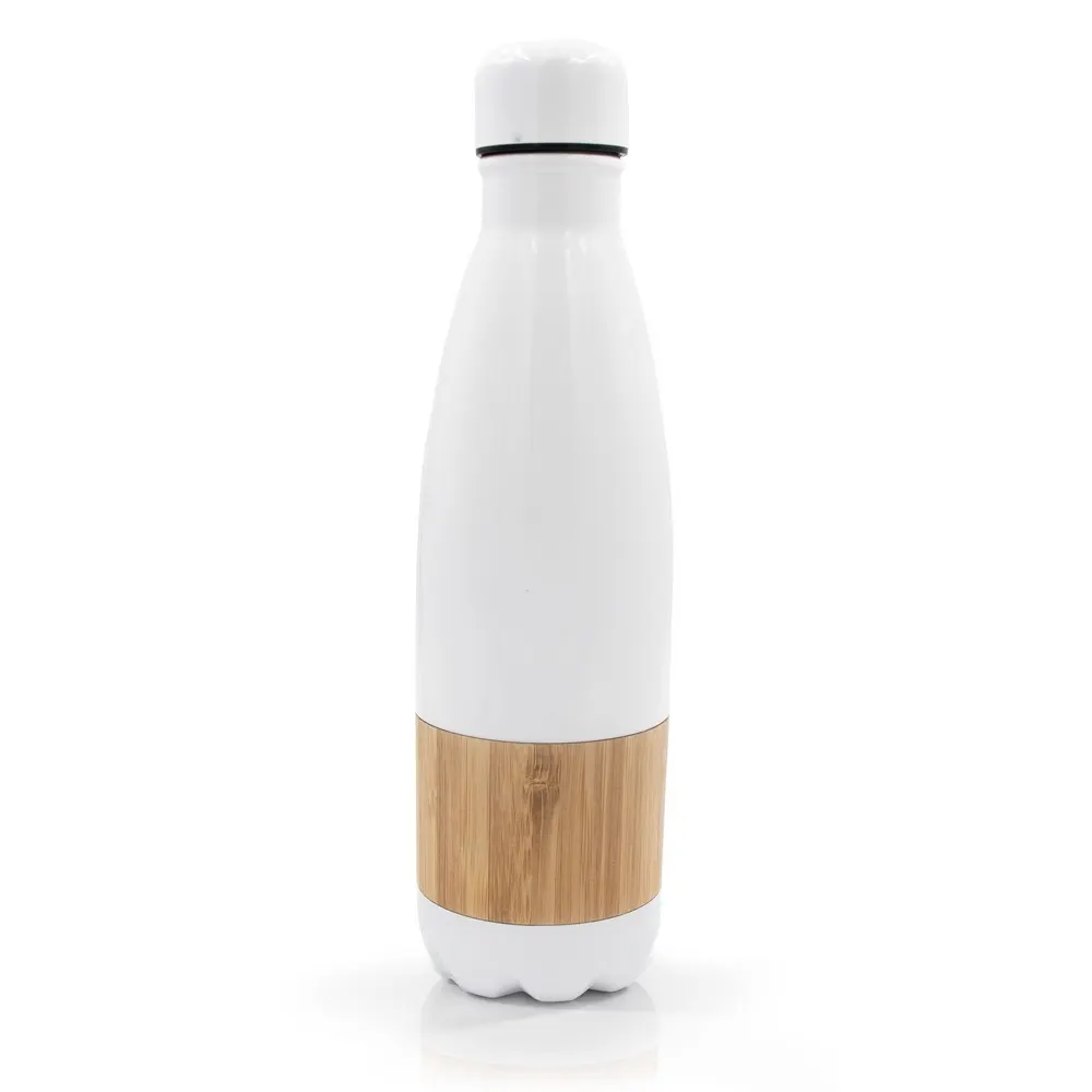 Butelka termiczna 500 ml z bambusowym elementem | Blake, wariant V4855-02, zdjęcie 1 z 8
