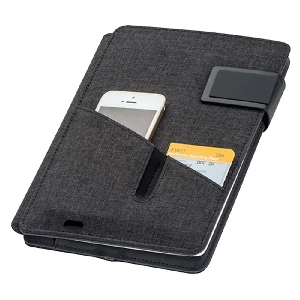 Folder A5 z power bankiem 4000 mAh LENO, wariant 048603, zdjęcie 1 z 5