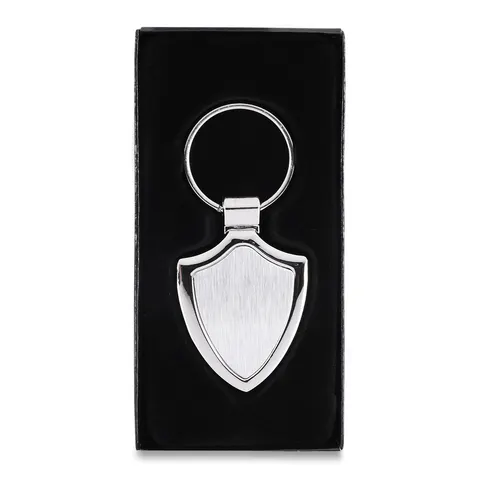 Brelok metalowy Emblem, srebrny