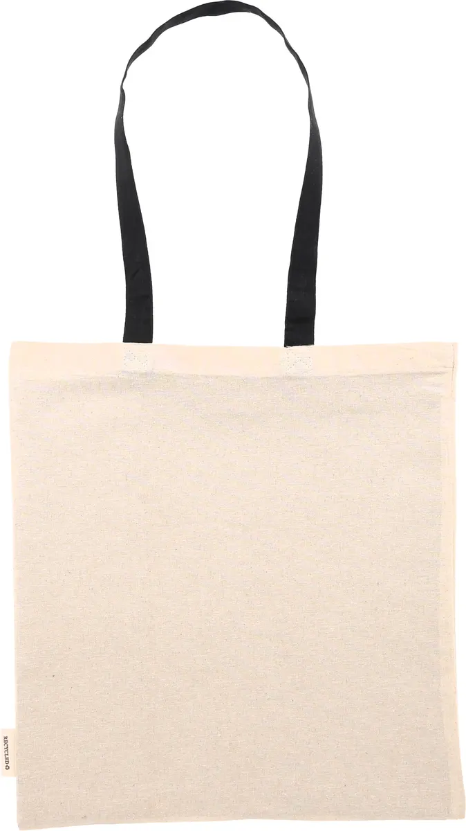 Torba bawełniana z długimi uszami, z recyklingu 140g/m2 CAMBRIDGE, wariant 545403, zdjęcie 1 z 5