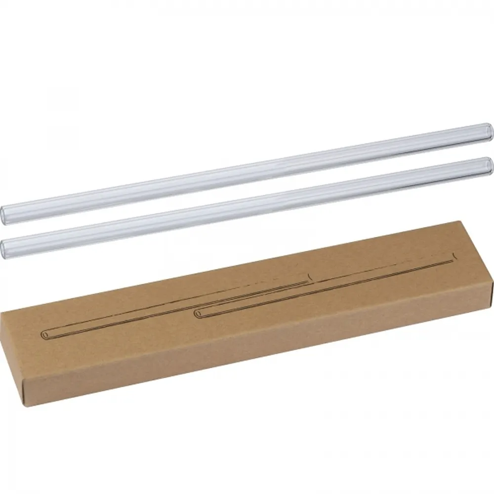 Słomki do napojów szklane 2 szt. 21 cm MARCELINA, wariant 8181566, zdjęcie 1 z 10