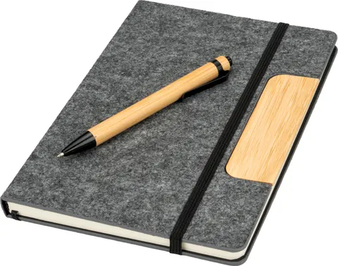 Notes A5 w linie z papieru z recyklingu z długopisem WALSALL