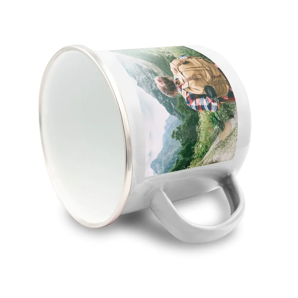 Emaliowany kubek 360 ml | Sandra, wariant V0800-02, zdjęcie 1 z 10