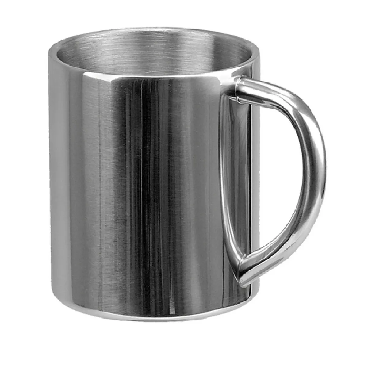 Kubek Sturdy 300 ml, srebrny, wariant R08390, zdjęcie 1 z 3