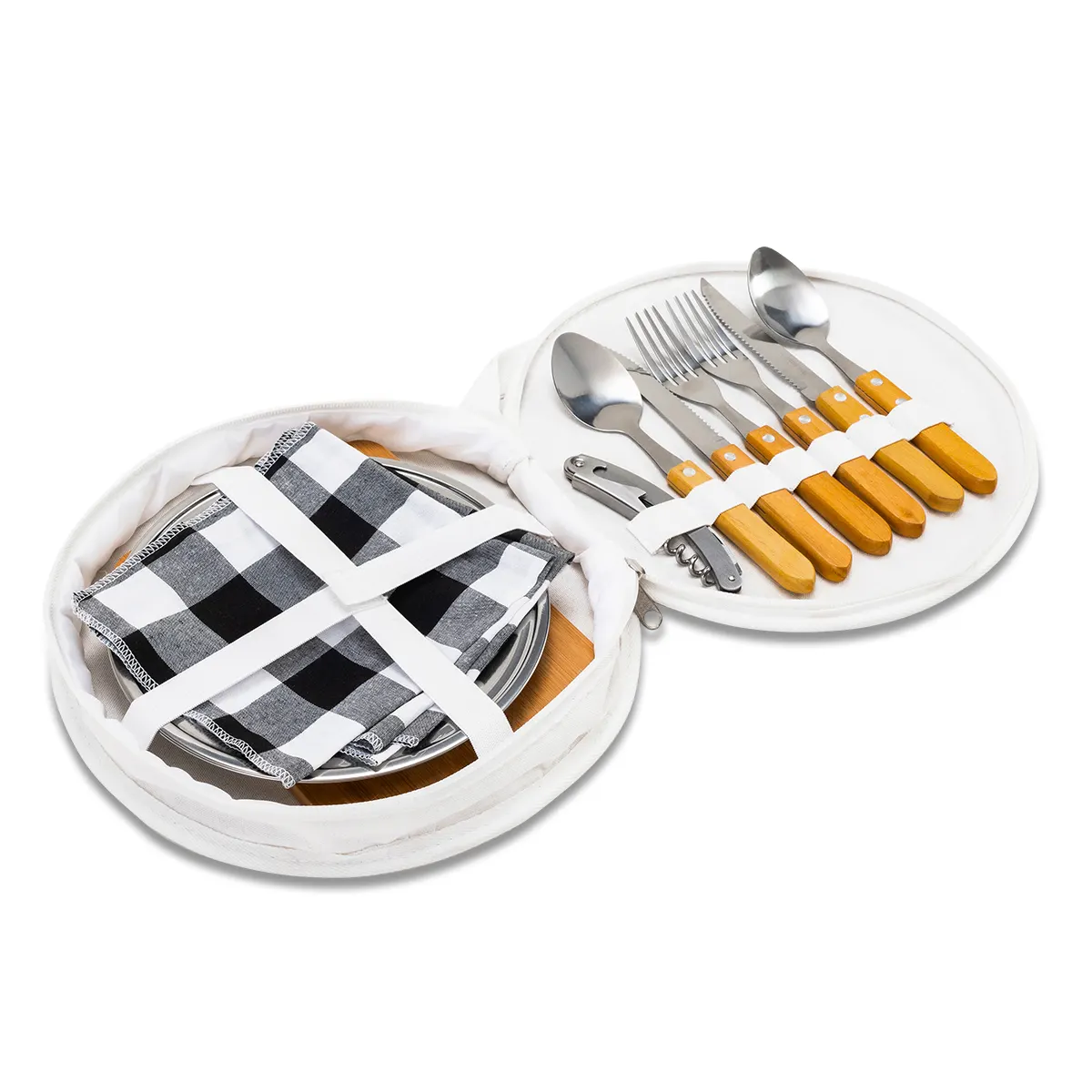 Zestaw piknikowy w etui Alvaro, wariant R17149.06, zdjęcie 1 z 14