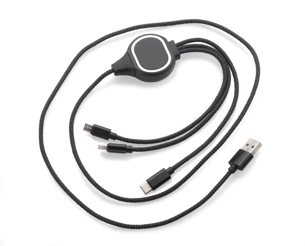 Kabel USB 3 w 1 LUX, wariant 09119-02, zdjęcie 1 z 10