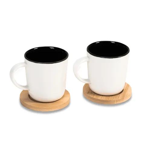 Zestaw 2 ceramicznych kubków Kerala