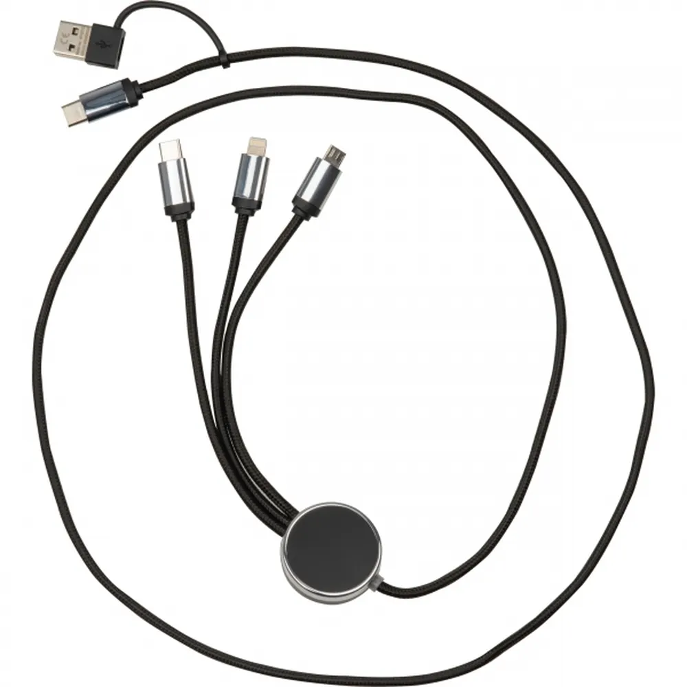 Kabel do ładowania 4w1, podświetlany INGE, wariant 3494503, zdjęcie 1 z 3