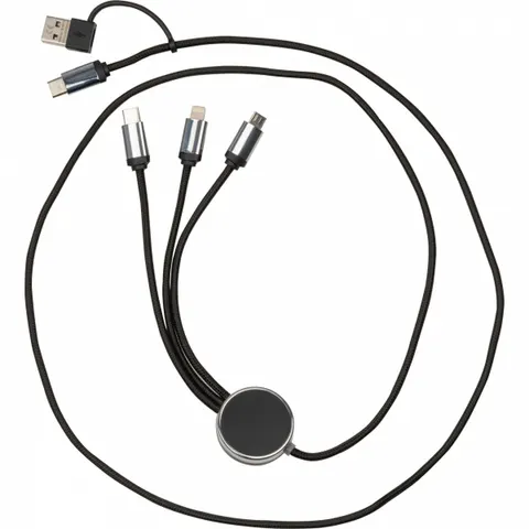 Kabel do ładowania 4w1, podświetlany INGE