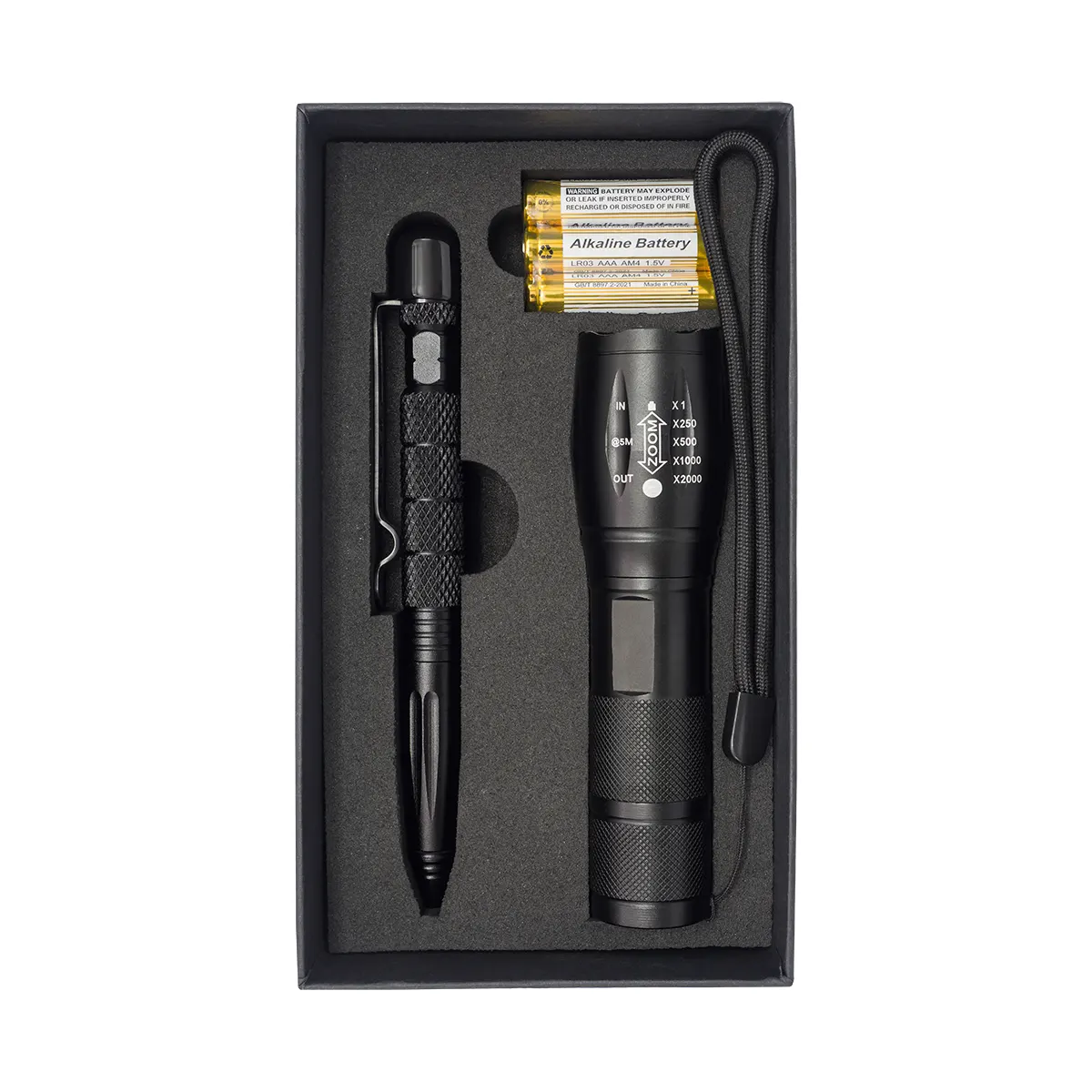 Zestaw latarka z długopisem Noctis, wariant R17576.02, zdjęcie 1 z 4