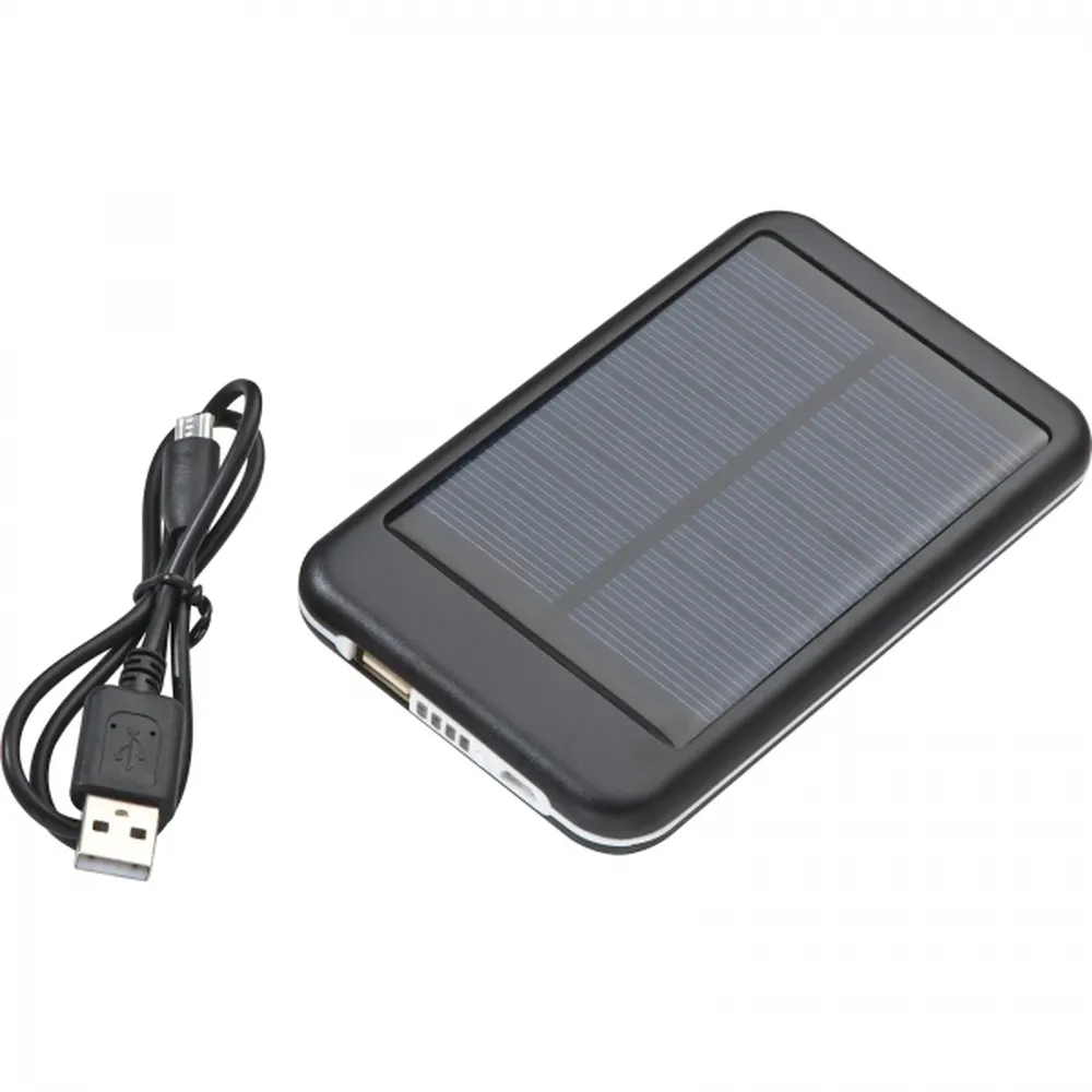 Power bank 4000 mAh solarny LEONARD, wariant 2355903, zdjęcie 1 z 9
