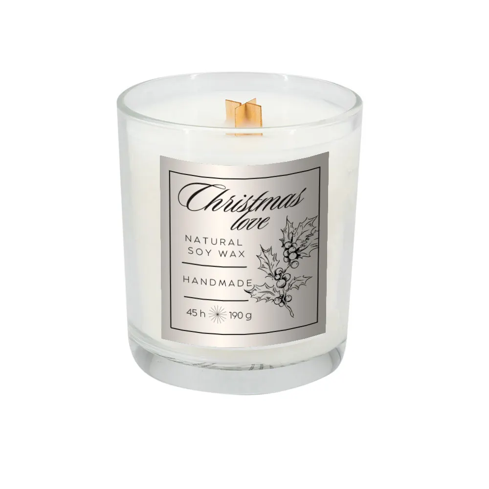Świeca sojowa 190g Christmas love, wariant PS0002, zdjęcie 1 z 6