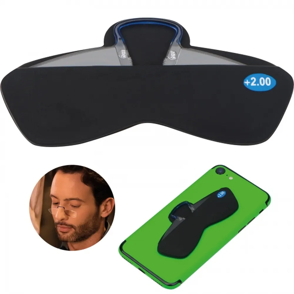 Okulary +2.00 z etui do smartfona CESARE, wariant 5075503, zdjęcie 1 z 5