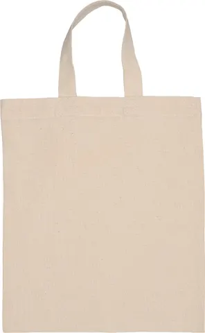 Torba bawełniana z krótkimi uszami 140 g/m2 ANTIBES