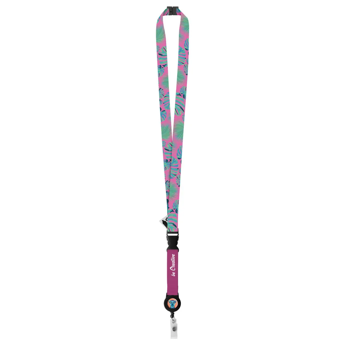 Subyard YoYo B Safe RPET personalizowana smycz sublimacyjna, wariant AP718976, zdjęcie 1 z 3