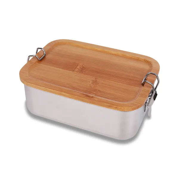Stalowy lunch box Somerton 800 ml, wariant R08208.01, zdjęcie 1 z 5