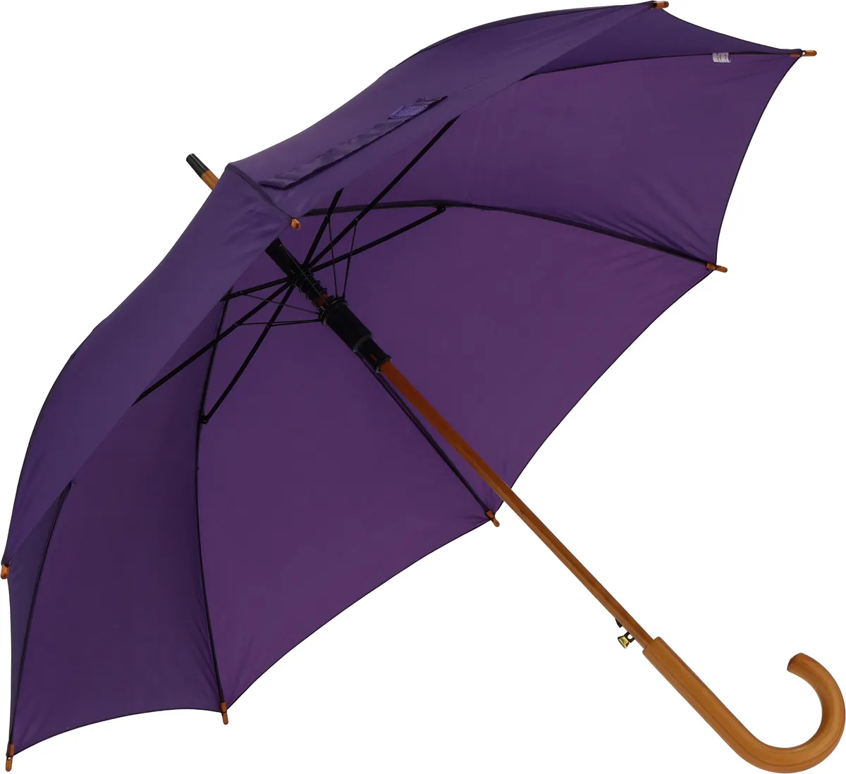 Parasol automatyczny drewniany Ø105 cm NANCY, wariant 513112, zdjęcie 1 z 5
