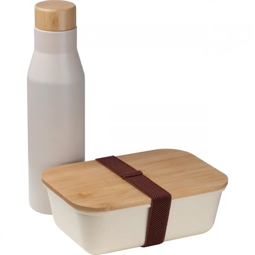 Zestaw lunchbox 1000 ml i butelka termiczna 500 ml TORONTO, wariant 485213, zdjęcie 1 z 9