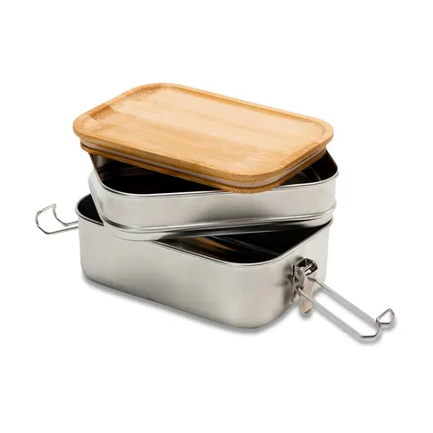 Double lunch box Alcora 1100 ml