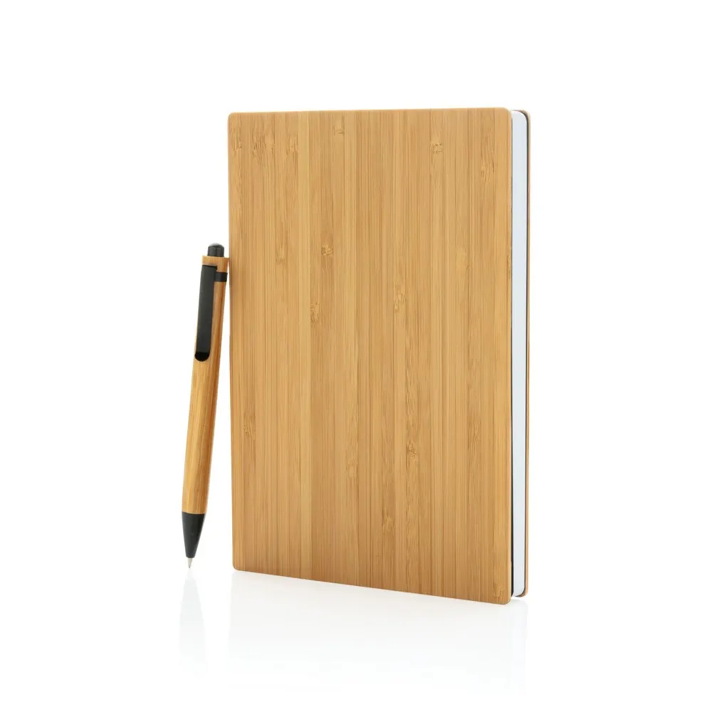 Bambusowy notatnik A5 z bambusowym długopisem, wariant P772.159, zdjęcie 1 z 11