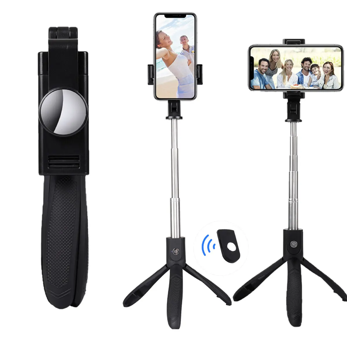 Selfie Stick ze stojakiem, K06, wariant EG0589203, zdjęcie 1 z 9
