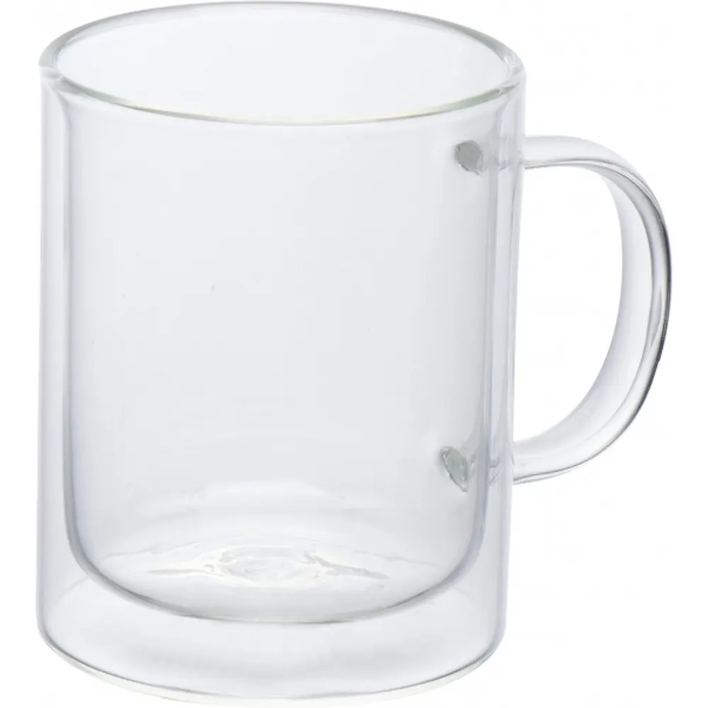 Kubek szklany z podwójnymi ściankami CARACAS 350 ml, wariant 373166, zdjęcie 1 z 4