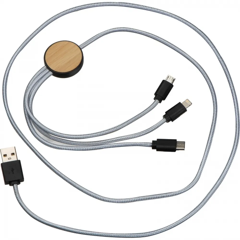Kabel do ładowania 3w1 ERNESTYNA, wariant 3395107, zdjęcie 1 z 3
