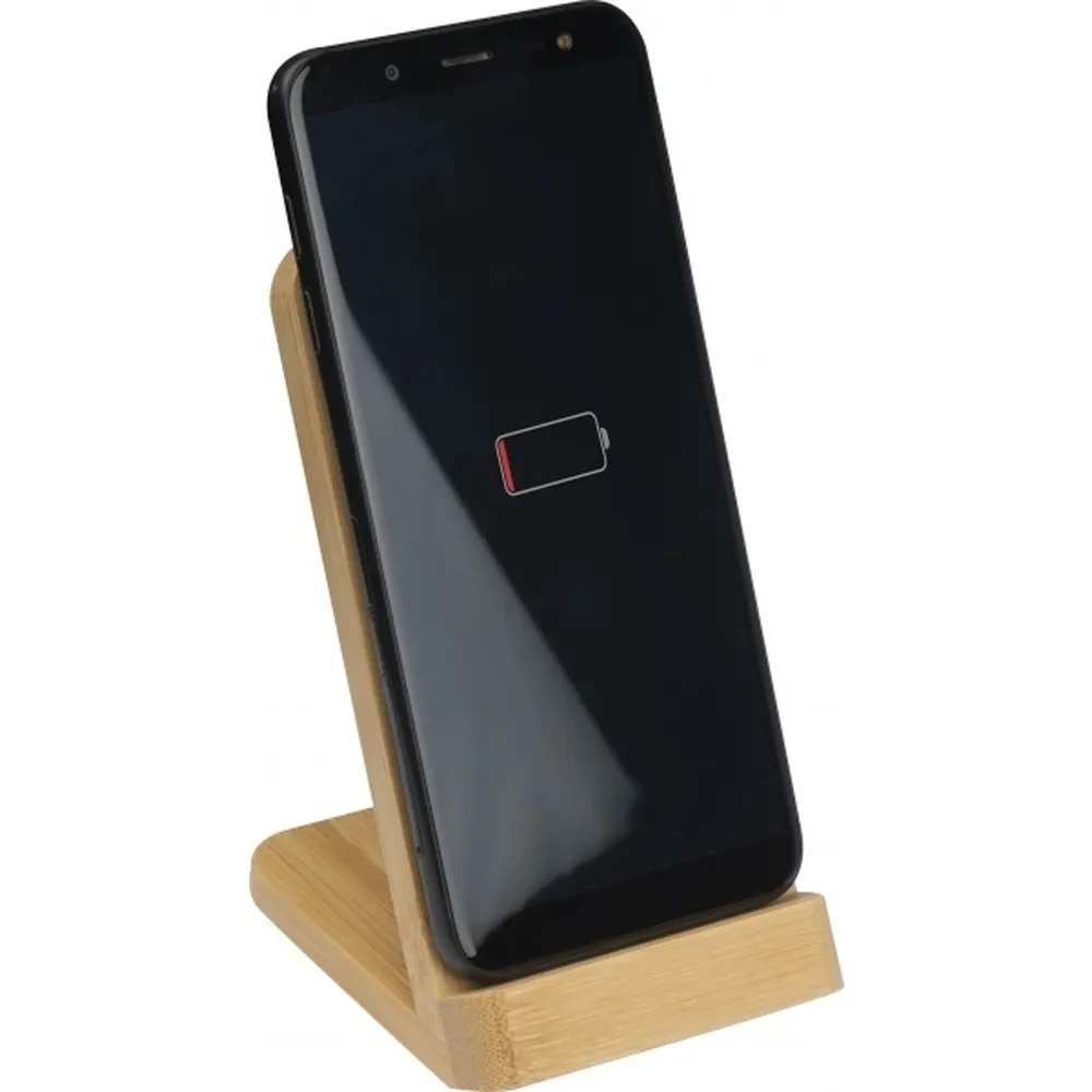Stojak na telefon z ładowarką indukcyjną GALWAY, wariant 319113, zdjęcie 1 z 6