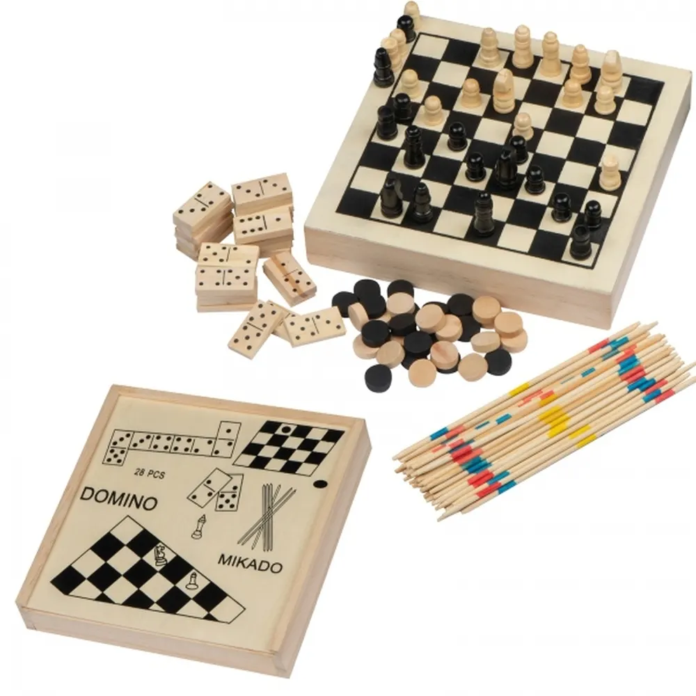 Gry szachy, warcaby, mikado, domino WINIFRED, wariant 5269713, zdjęcie 1 z 10