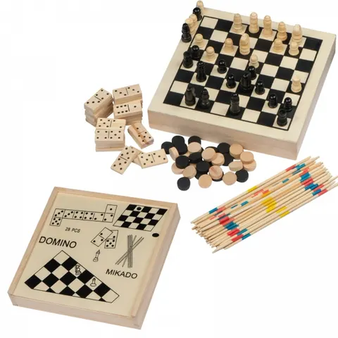 Gry szachy, warcaby, mikado, domino WINIFRED