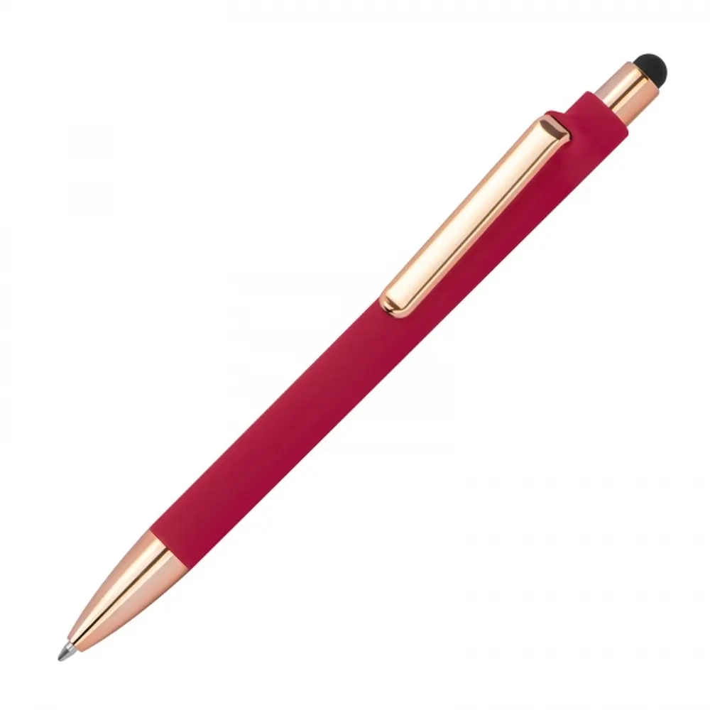 Długopis plastikowy soft touch LENA, wariant 1387305, zdjęcie 1 z 6