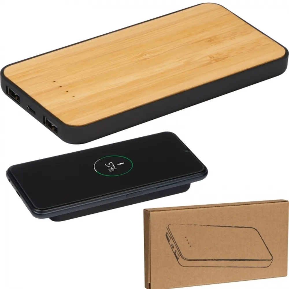 Power bank z ładowarką indukcyjną 8000 mAh LIBERO, wariant 3319013, zdjęcie 1 z 7