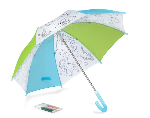 Parasol do kolorowania KIDDI z pisakami, wariant 37050, zdjęcie 1 z 5