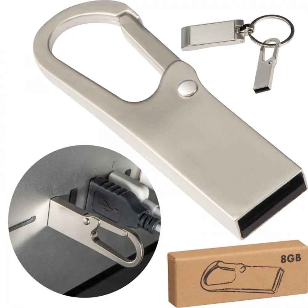 Pendrive metalowy 8GB 2.0 DONALD, wariant 2099207, zdjęcie 1 z 7